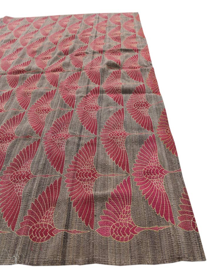 Detail image of 6' 10 x 9' 6  Hand Woven Kilim Modern Wool Rug