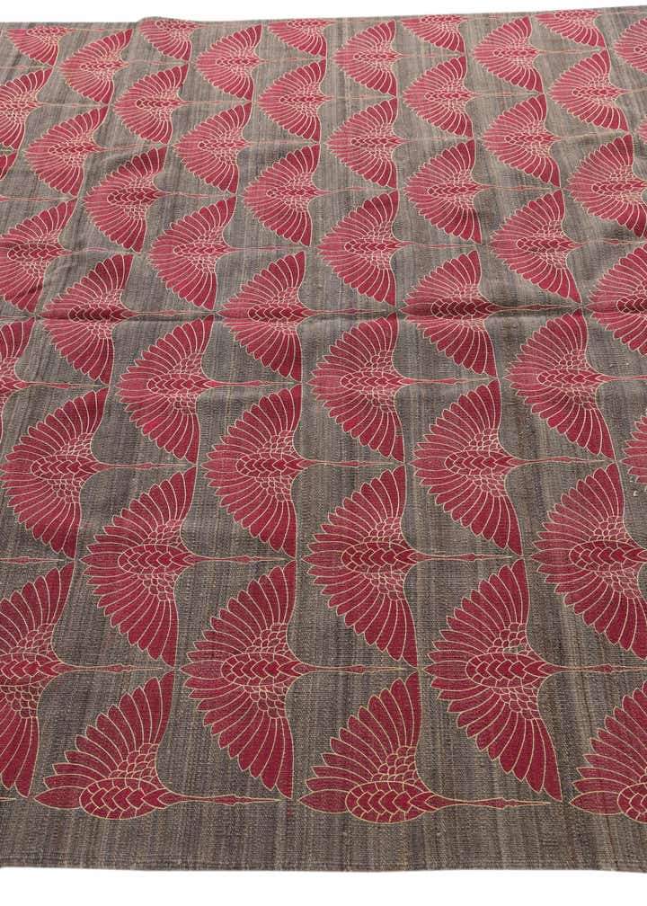 6' 10 x 9' 6 Hand Woven Kilim Modern Wool Rug