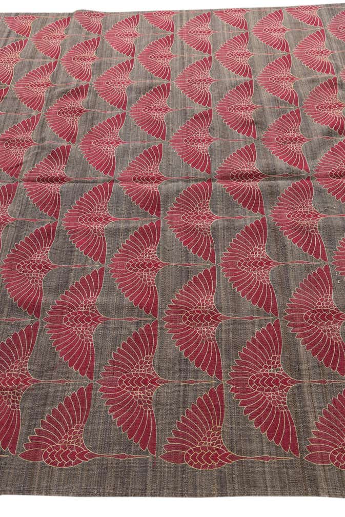 6' 10 x 9' 6 Hand Woven Kilim Modern Wool Rug