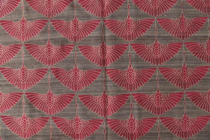 6' 10 x 9' 6 Hand Woven Kilim Modern Wool Rug