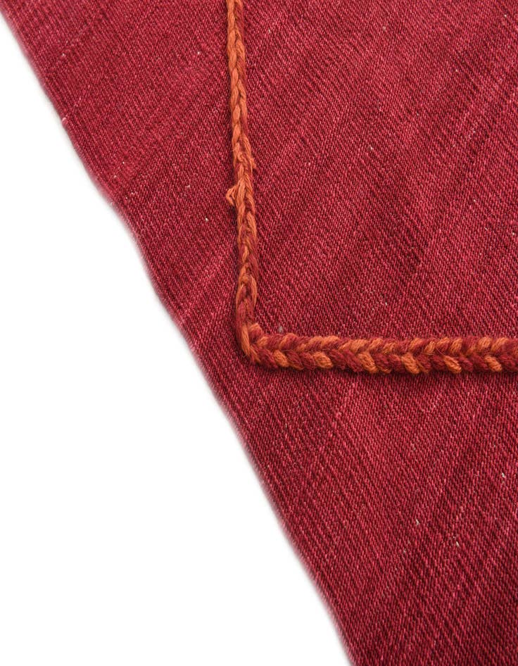 Detail image of 5' 7 x 7' 10  Hand Woven Kilim Modern Wool Rug