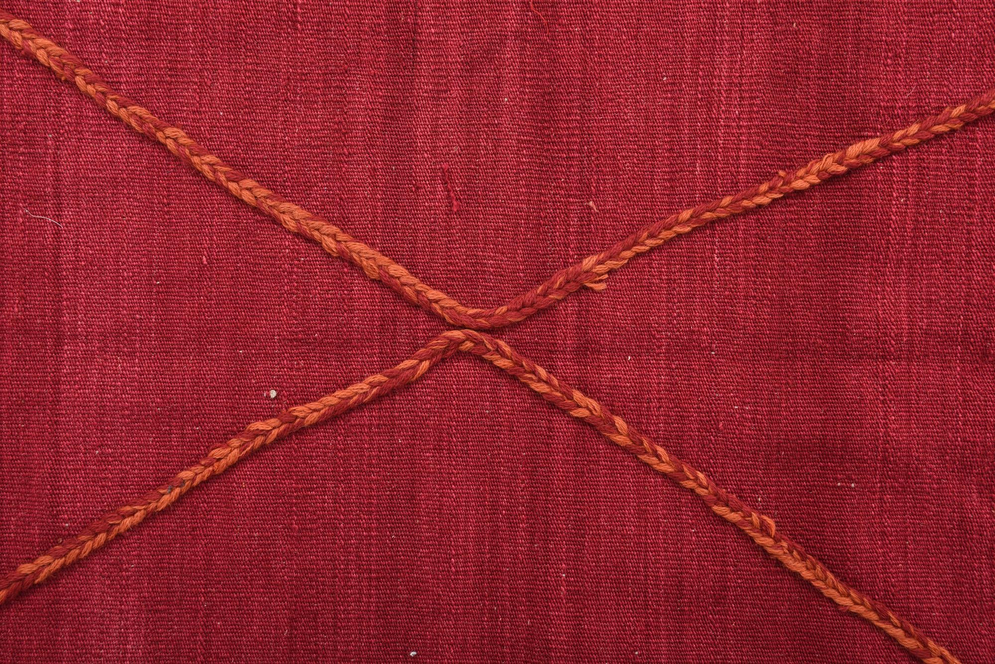 5' 7 x 7' 10 Hand Woven Kilim Modern Wool Rug