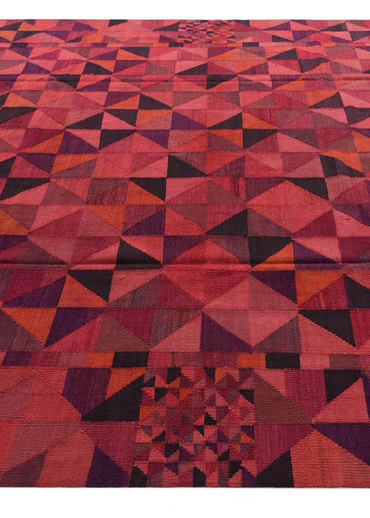 8' 2 x 11' 6 Hand Woven Kilim Modern Wool Rug