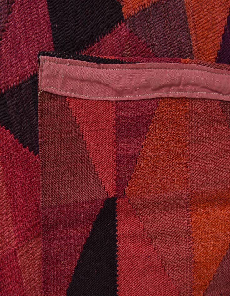 Detail image of 8' 2 x 11' 6  Hand Woven Kilim Modern Wool Rug