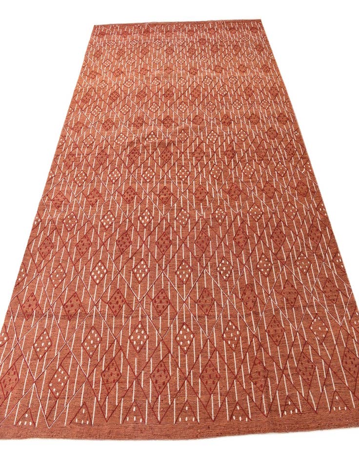 Detail image of 7' 10 x 10' 2 Hand Woven Kilim Modern Rug