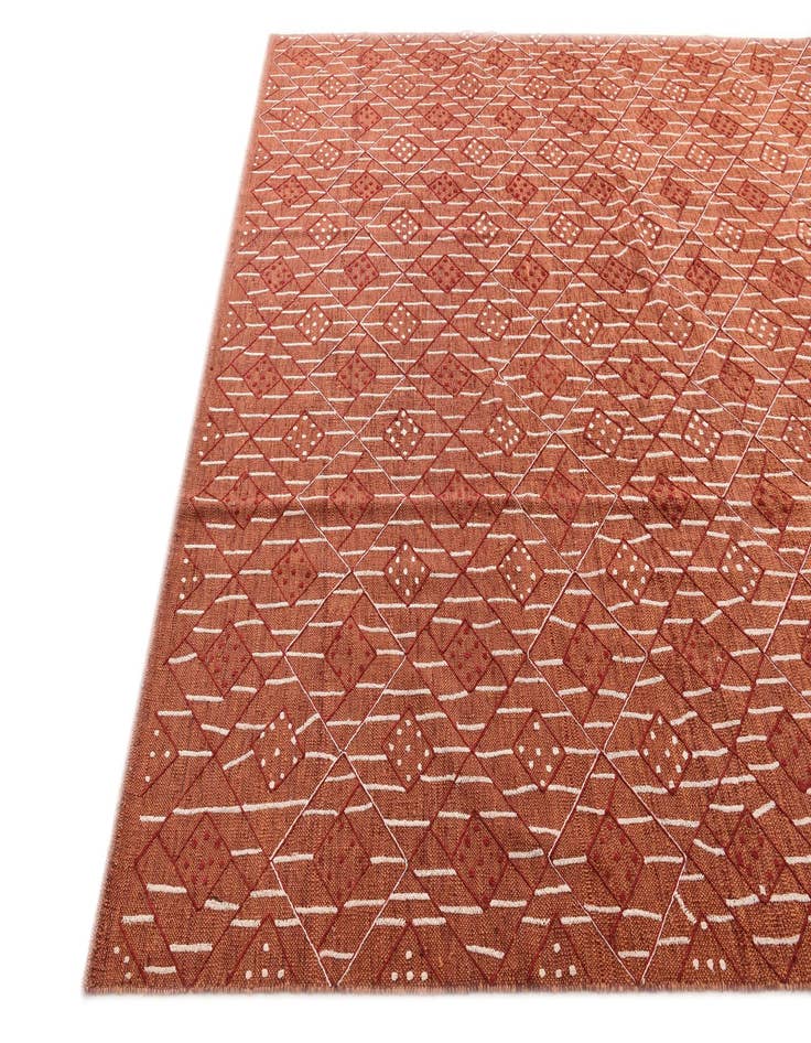 Detail image of 7' 10 x 10' 2  Hand Woven Kilim Modern Rug