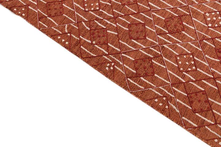 7' 10 x 10' 2 Hand Woven Kilim Modern Rug