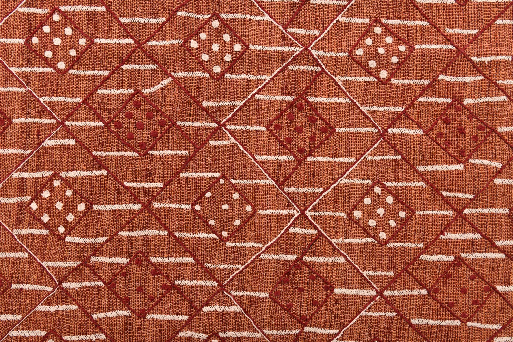 7' 10 x 10' 2 Hand Woven Kilim Modern Rug