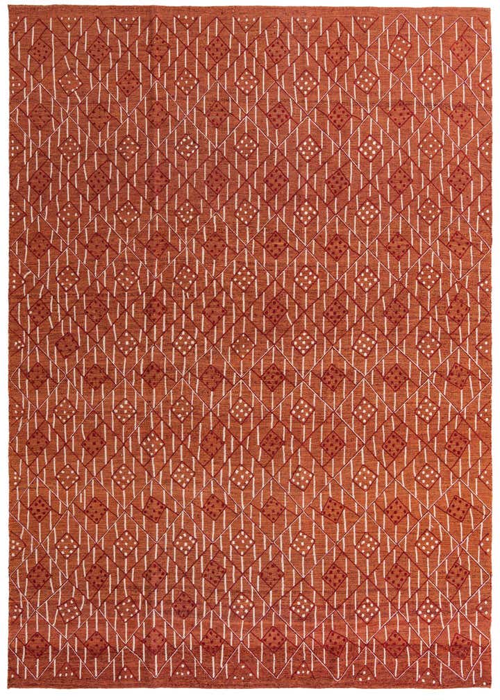 7' 10 x 10' 2 Hand Woven Kilim Modern Rug