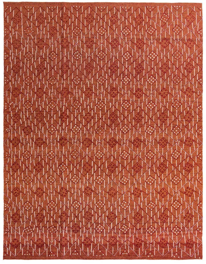 7' 10 x 10' 2 Hand Woven Kilim Modern Rug
