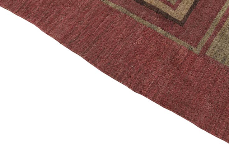 Detail image of 6' 7 x 8' 6 Hand Woven Kilim Modern Wool Rug