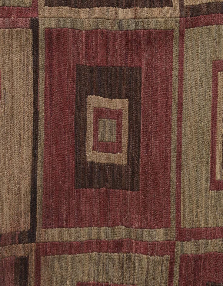 Detail image of 6' 7 x 8' 6  Hand Woven Kilim Modern Wool Rug