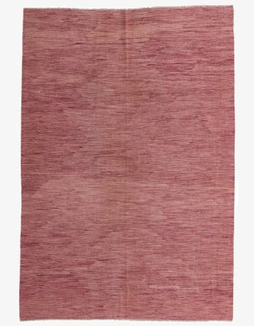 6' 9 x 9' 8 Hand Woven Kilim Modern Wool Rug