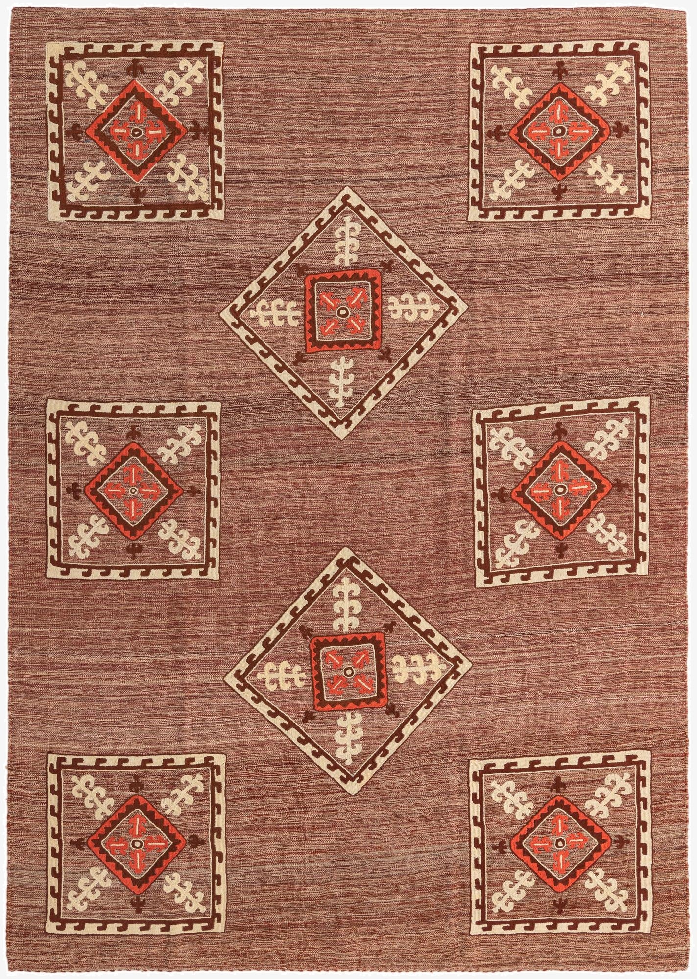 183cm x 257cm  Hand Woven Kilim Modern Rug