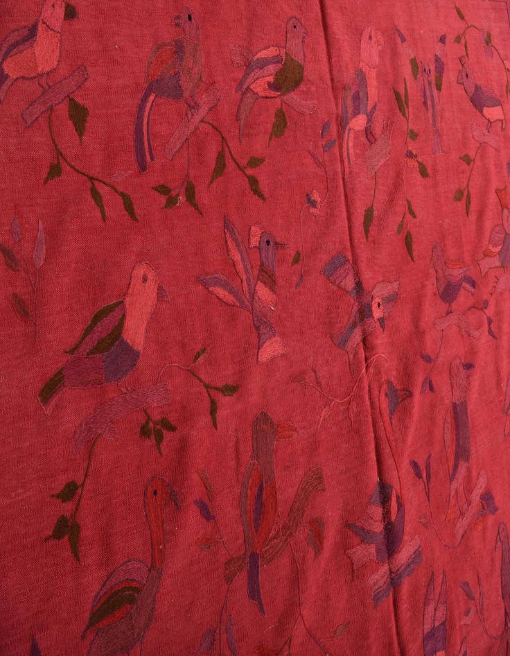 Detail image of 6' 9 x 9' 5  Hand Woven Kilim Suzani Wool Rug