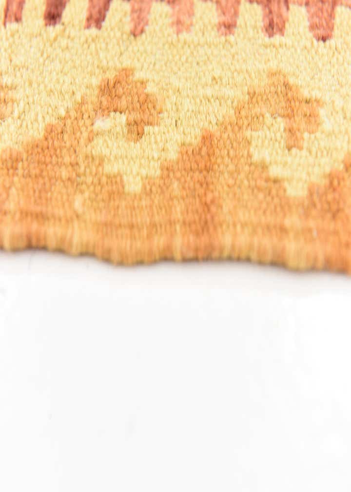 4' 9 x 6' 9 Hand Woven Kilim Waziri Wool Rug