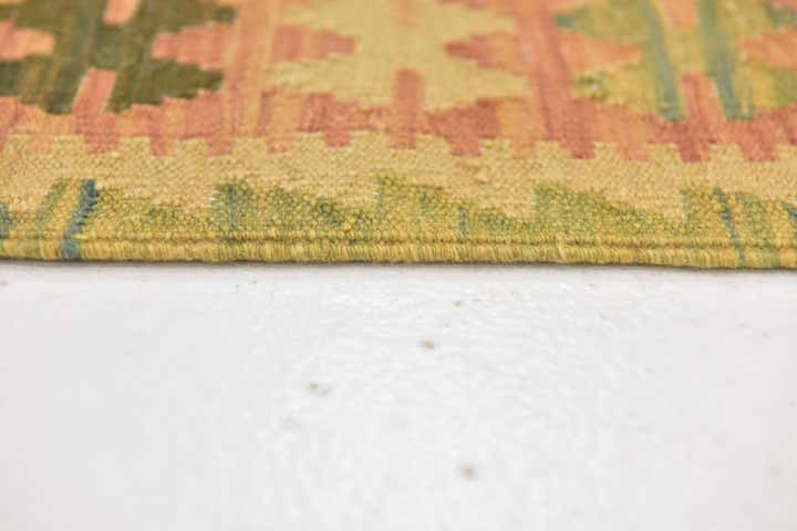 2' 10 x 5' Hand Woven Kilim Waziri Wool Rug
