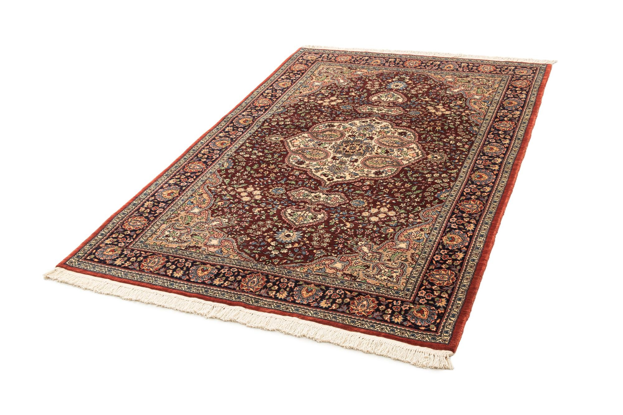 4' 6 x 7' 2 Hand Knotted Lahour Oriental Wool Rug
