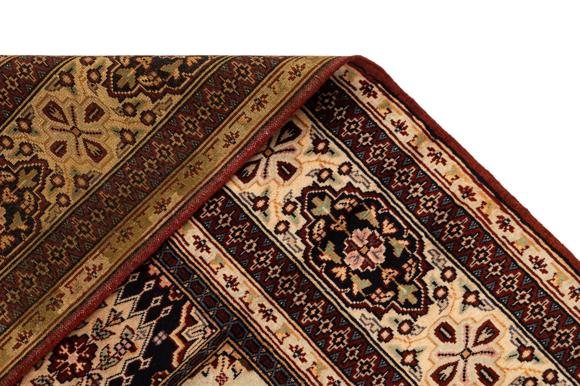 3' 2 x 5' Hand Knotted Lahour Oriental Wool Rug