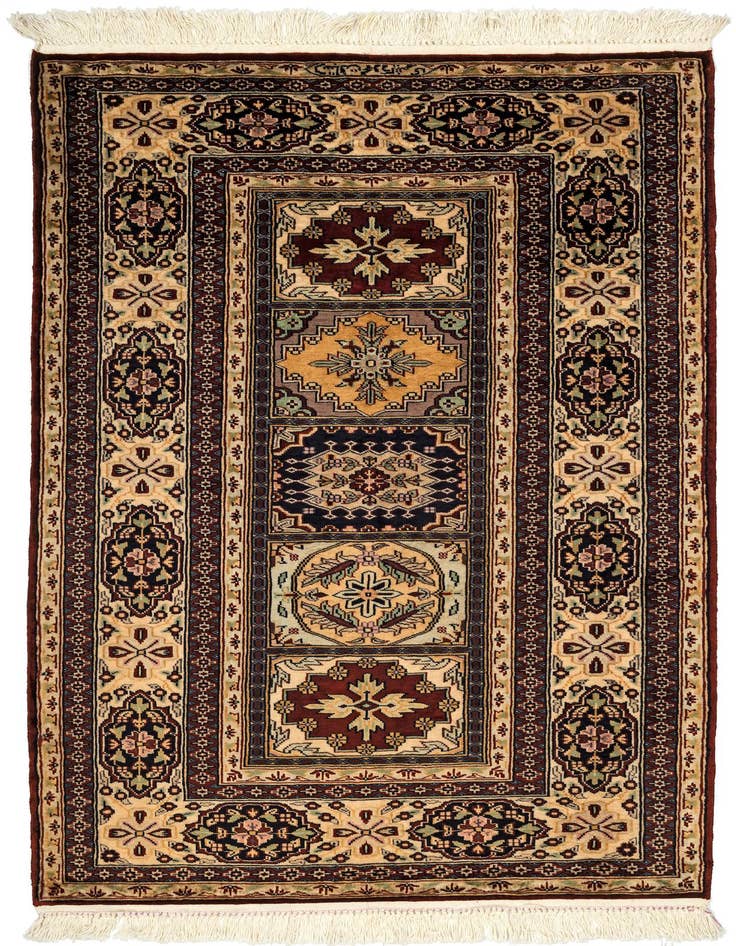 Detail image of 3' 2 x 5' Hand Knotted Lahour Oriental Wool Rug