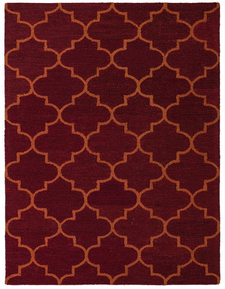 Detail image of 5' 1 x 8' 1 Luna Wool Rug