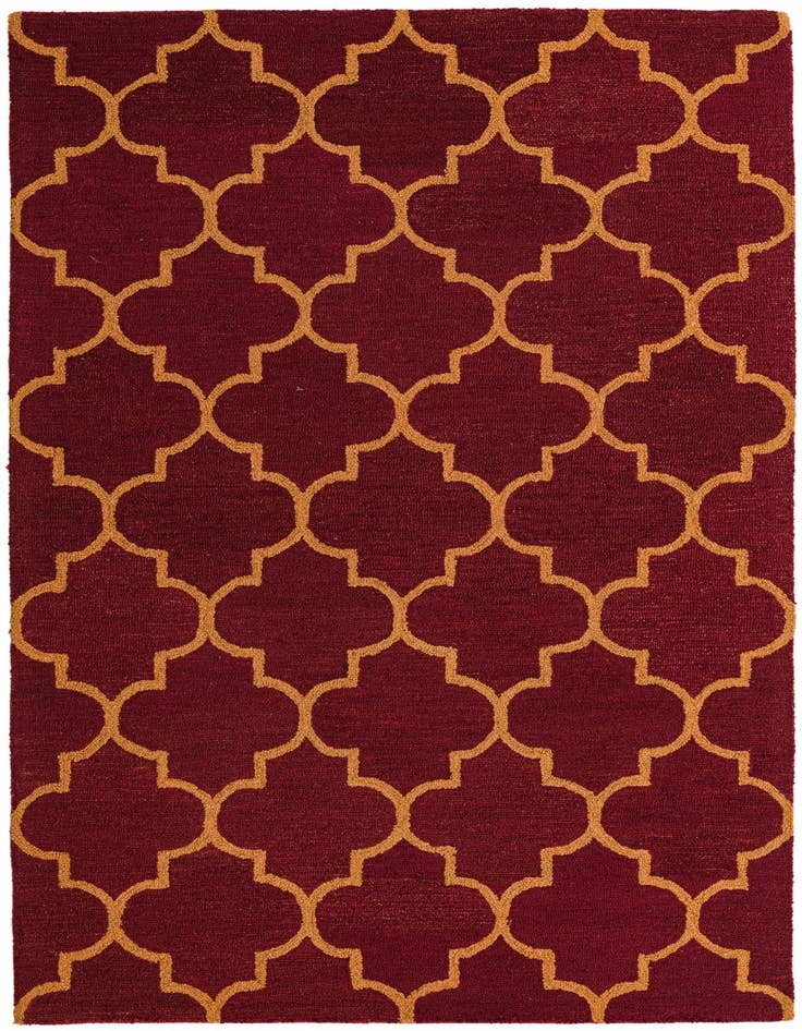 Detail image of 5' 1 x 8' Luna Wool Rug