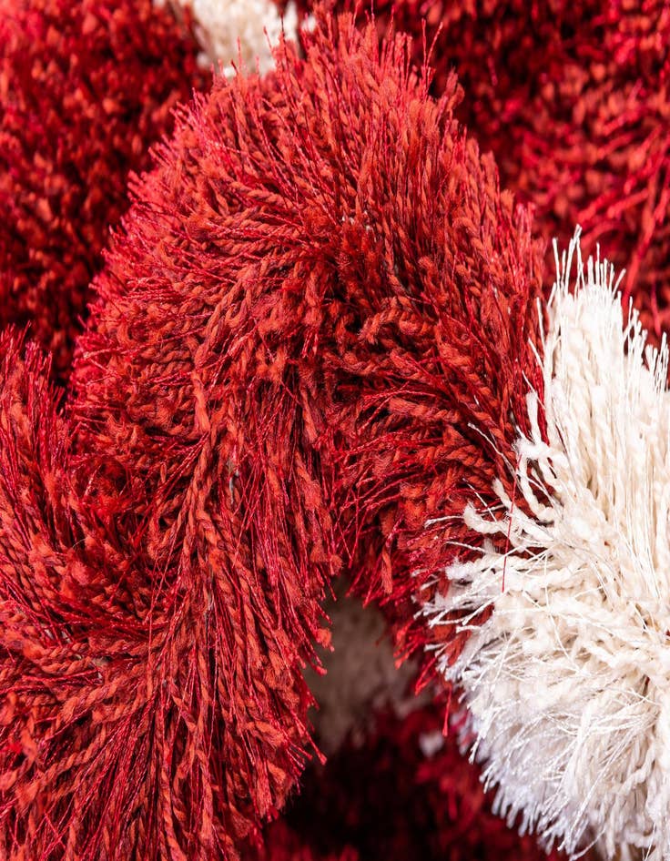 Detail image of 10' x 13' Luxe Trellis Shag Rug