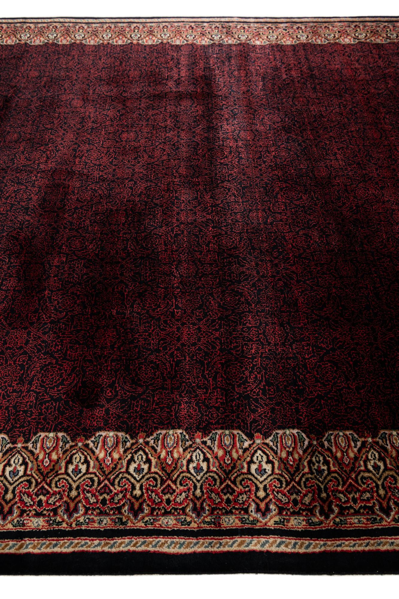 6' 8 x 9' 9 Hand Knotted Mahal Oriental Wool Rug