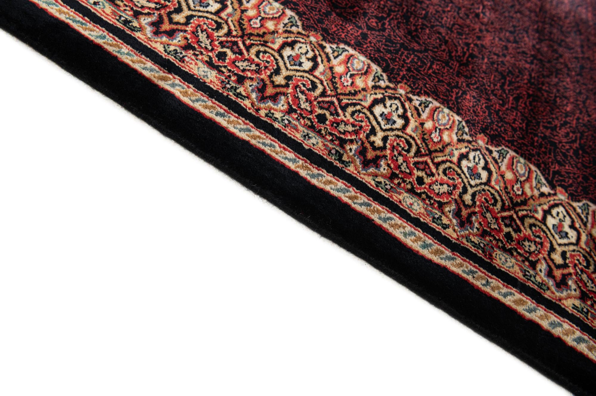 6' 8 x 9' 9 Hand Knotted Mahal Oriental Wool Rug