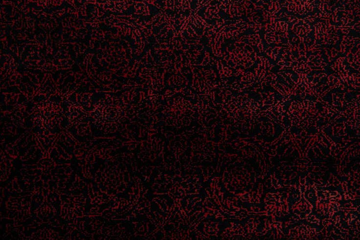 Detail image of 6' 8 x 9' 9 Hand Knotted Mahal Oriental Wool Rug