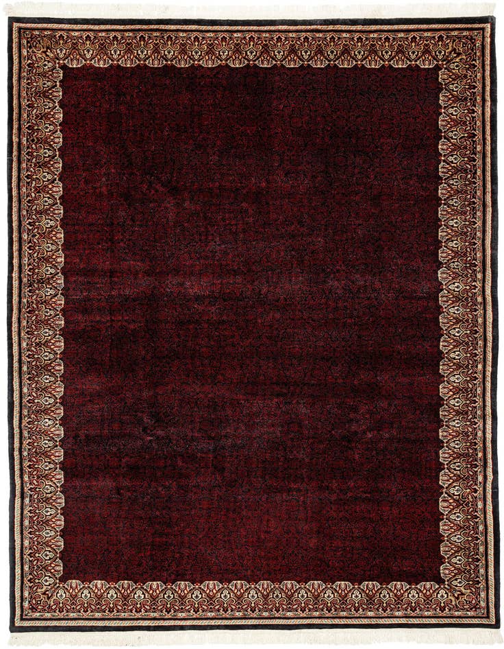 Detail image of 6' 8 x 9' 9 Hand Knotted Mahal Oriental Wool Rug