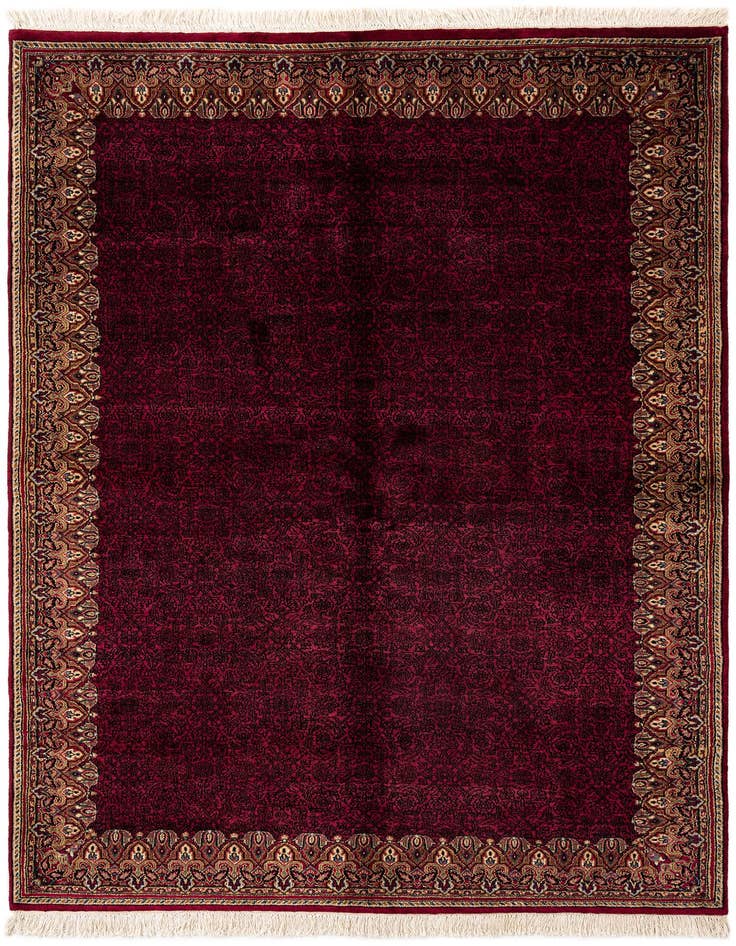 Detail image of 5' 9 x 7' 8 Hand Knotted Mahal Oriental Wool Rug