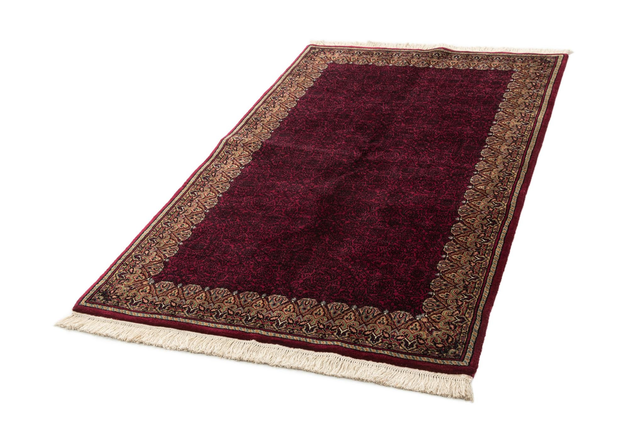 4' x 6' 5 Hand Knotted Mahal Oriental Wool Rug