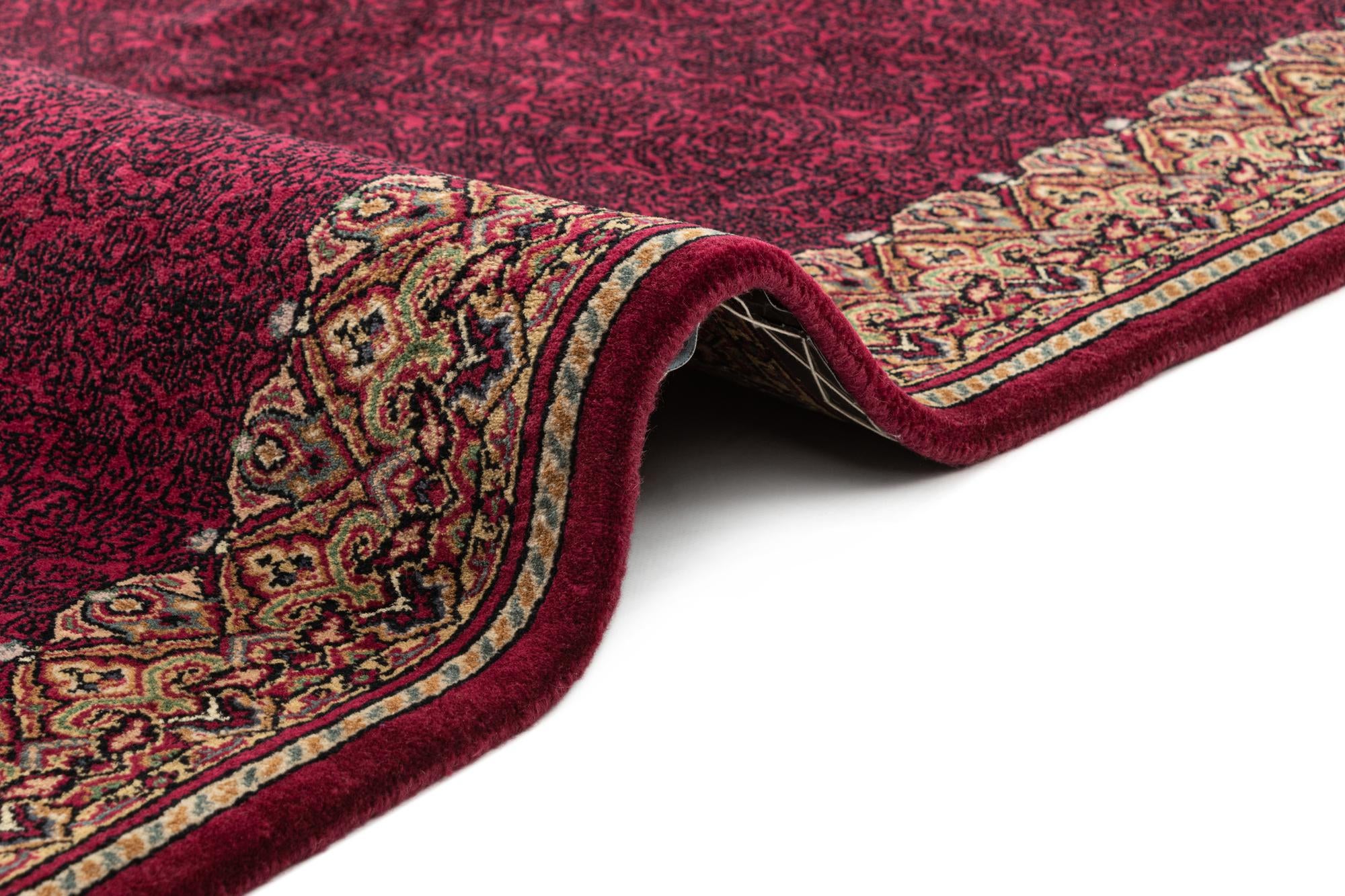 4' x 6' 5 Hand Knotted Mahal Oriental Wool Rug