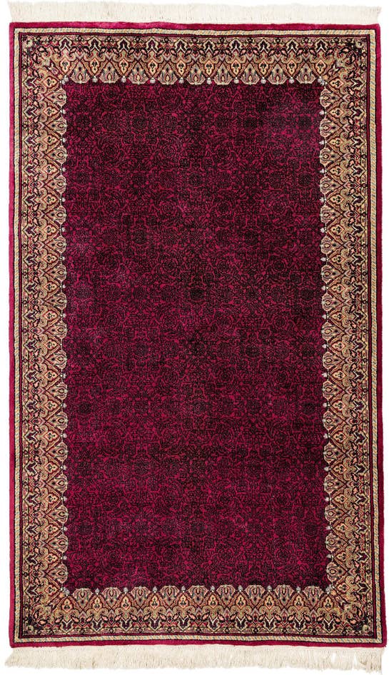 Detail image of 4' x 6' 5 Hand Knotted Mahal Oriental Wool Rug
