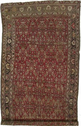 6' 8 x 15' 3 Hand Knotted Malayer Persian Wool Rug