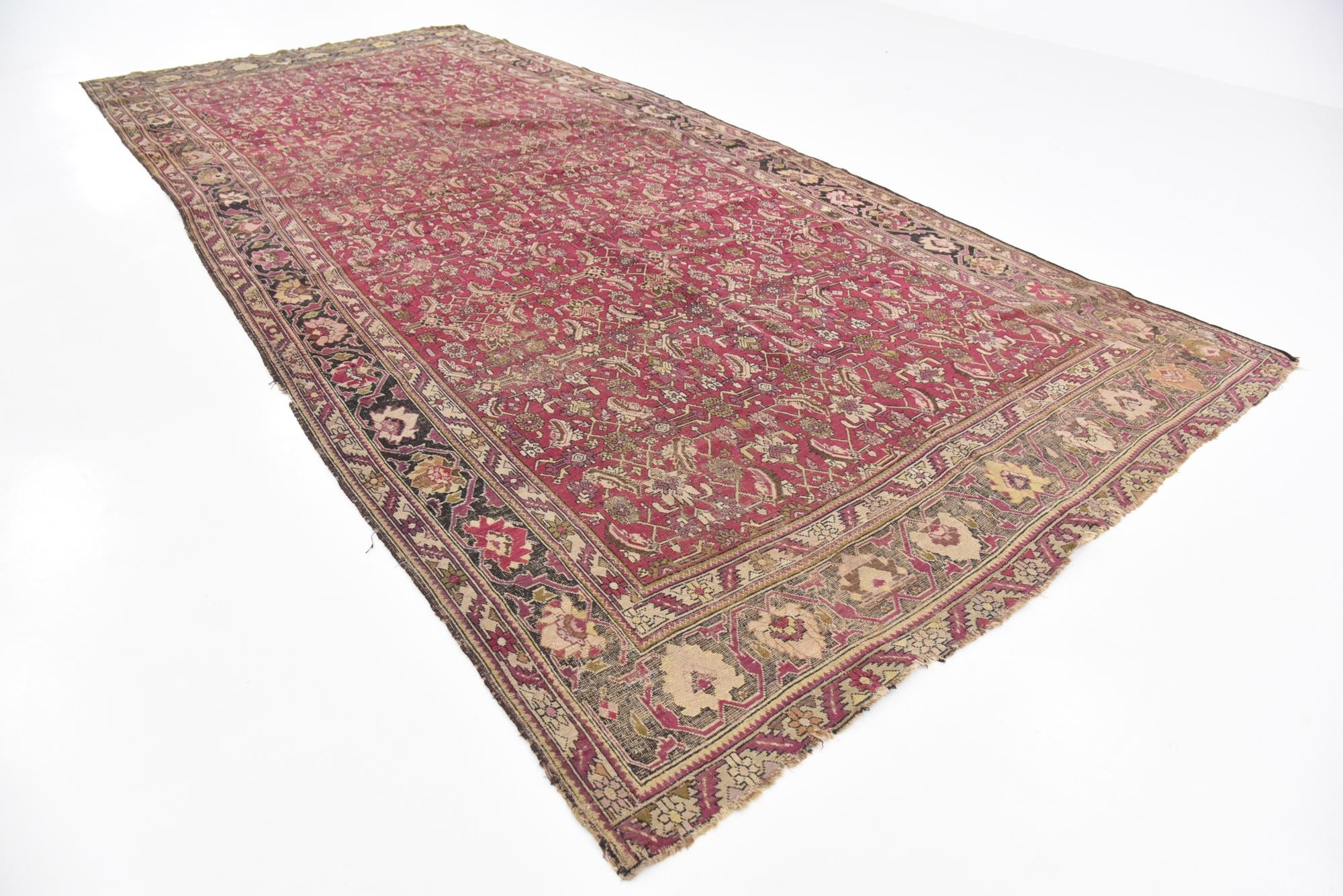 6' 8 x 15' 3 Hand Knotted Malayer Persian Wool Rug