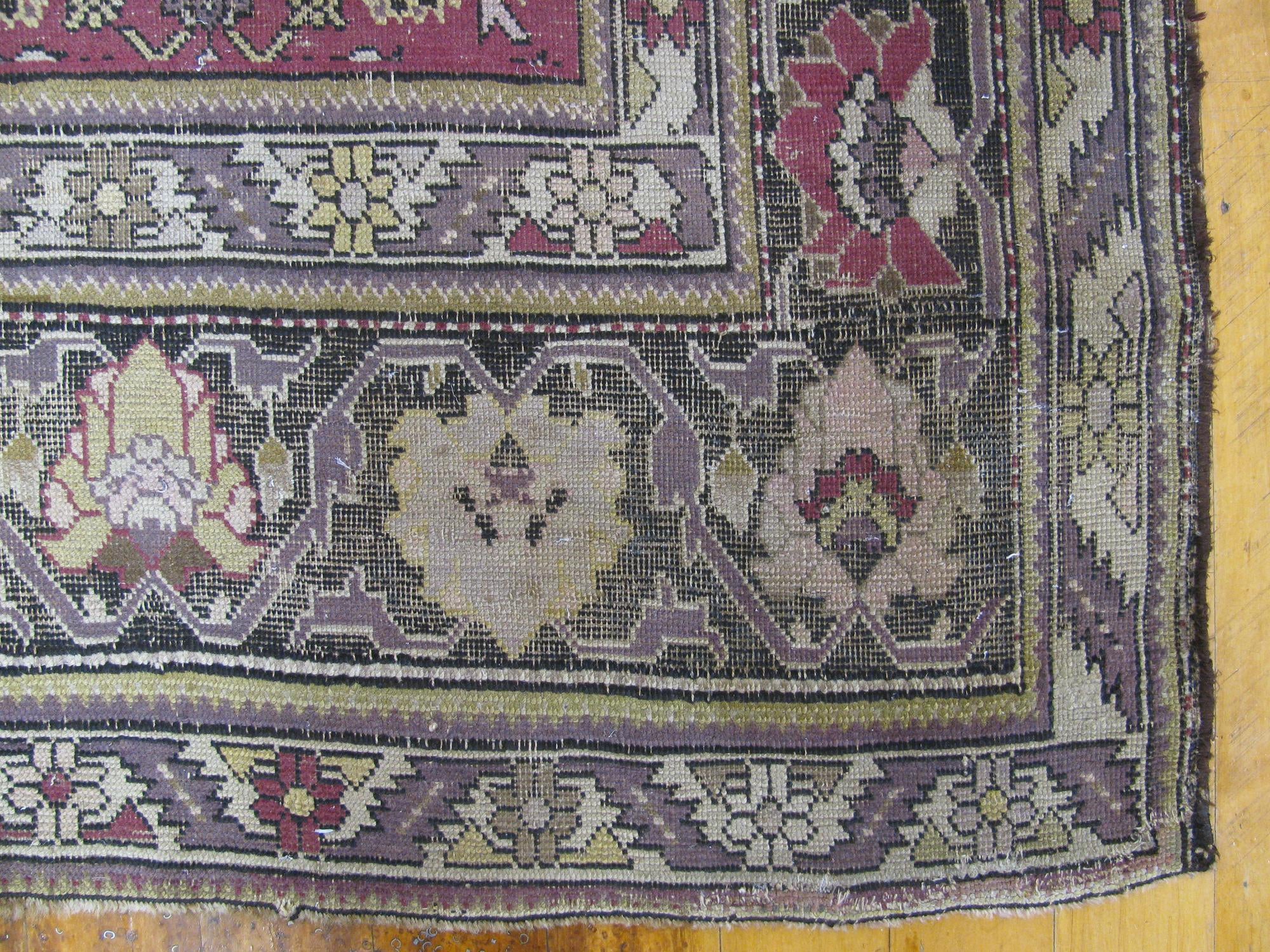 6' 8 x 15' 3 Hand Knotted Malayer Persian Wool Rug
