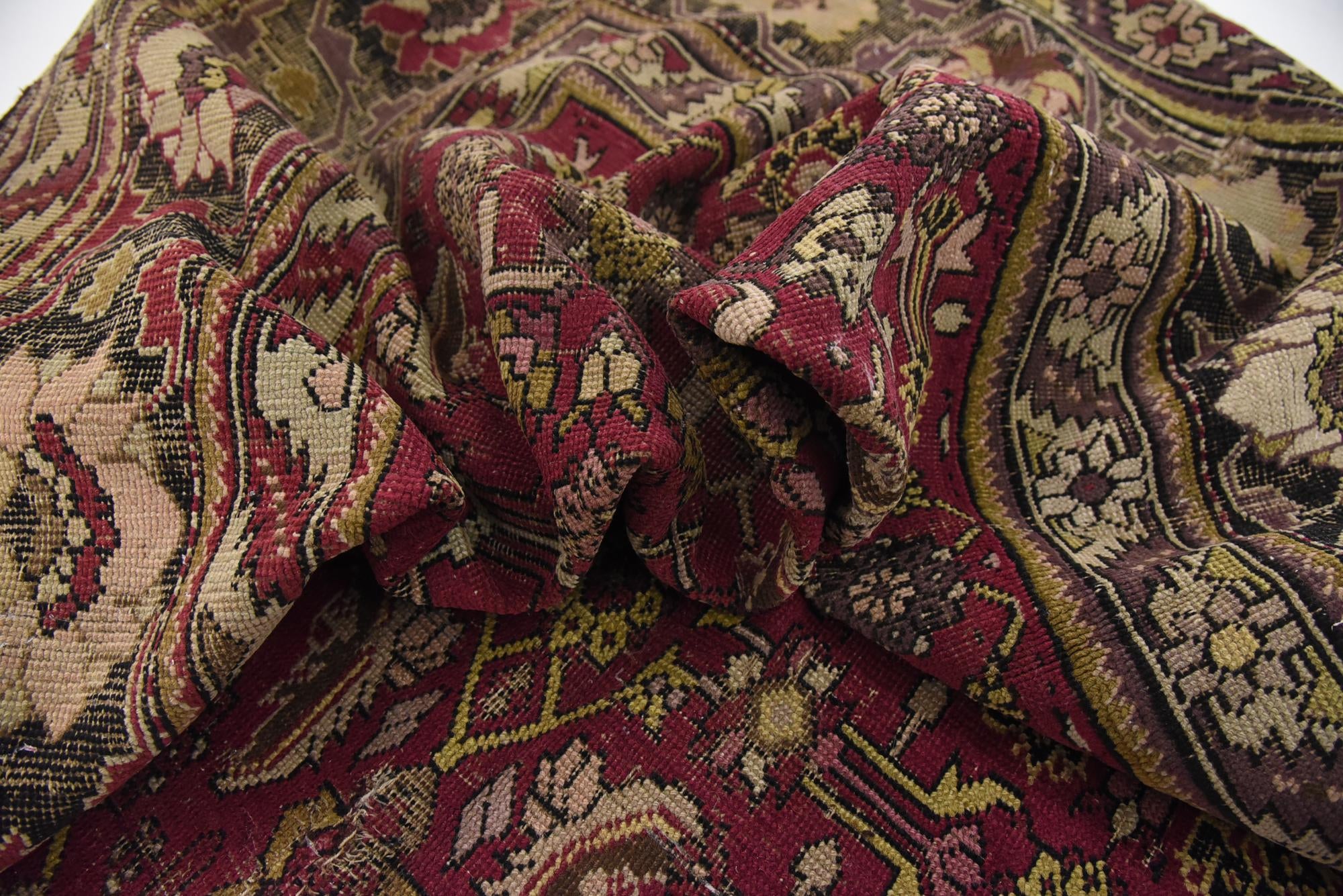 6' 8 x 15' 3 Hand Knotted Malayer Persian Wool Rug