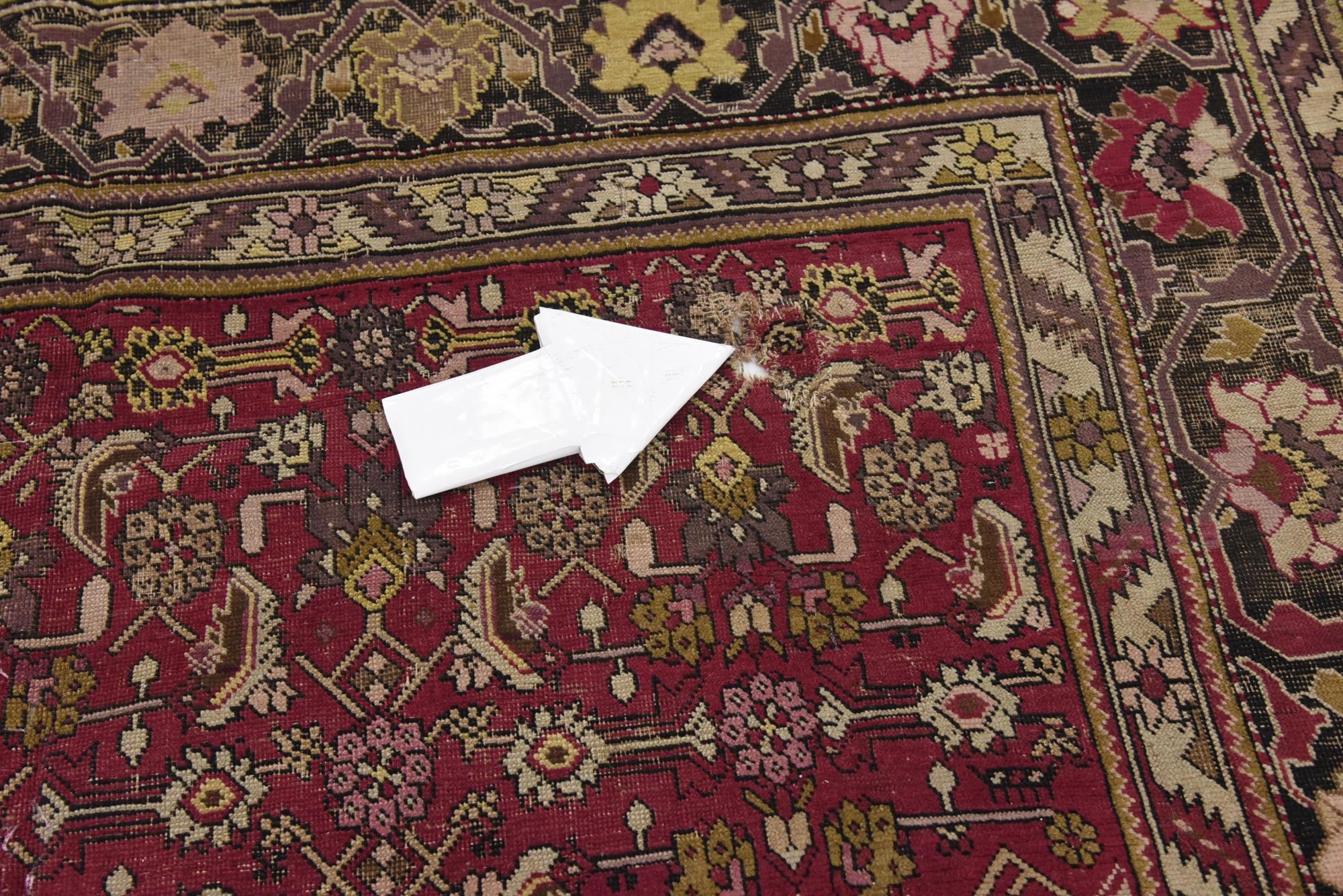 6' 8 x 15' 3 Hand Knotted Malayer Persian Wool Rug