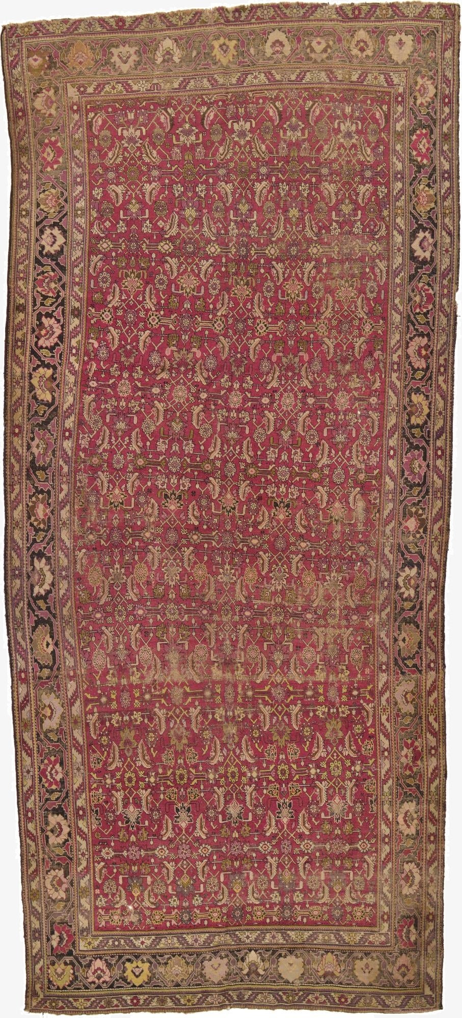 6' 8 x 15' 3  Hand Knotted Malayer Persian Wool Rug