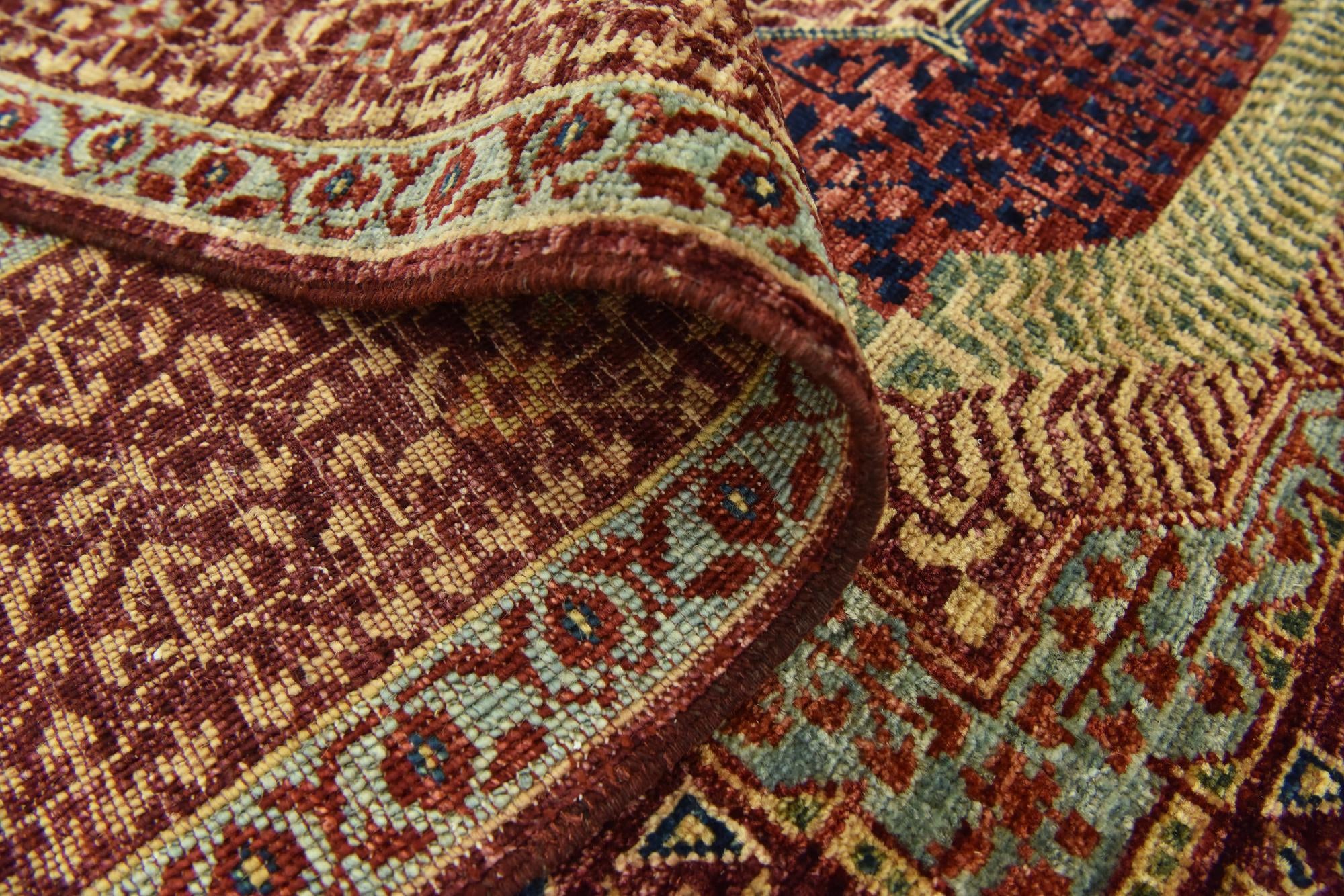 5' 11 x 8' 11 Hand Knotted Mamluk Ziegler Rug