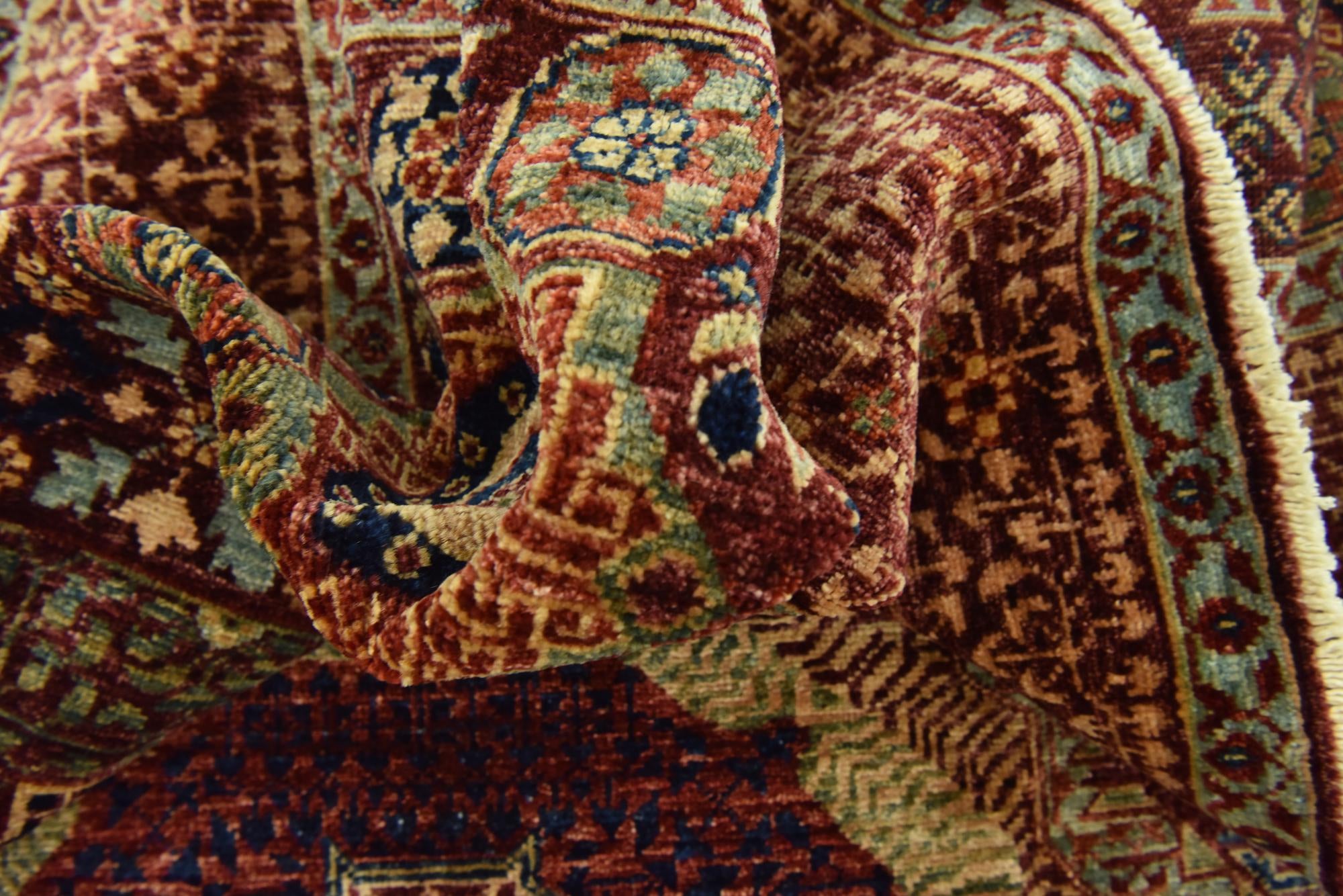 5' 11 x 8' 11 Hand Knotted Mamluk Ziegler Rug