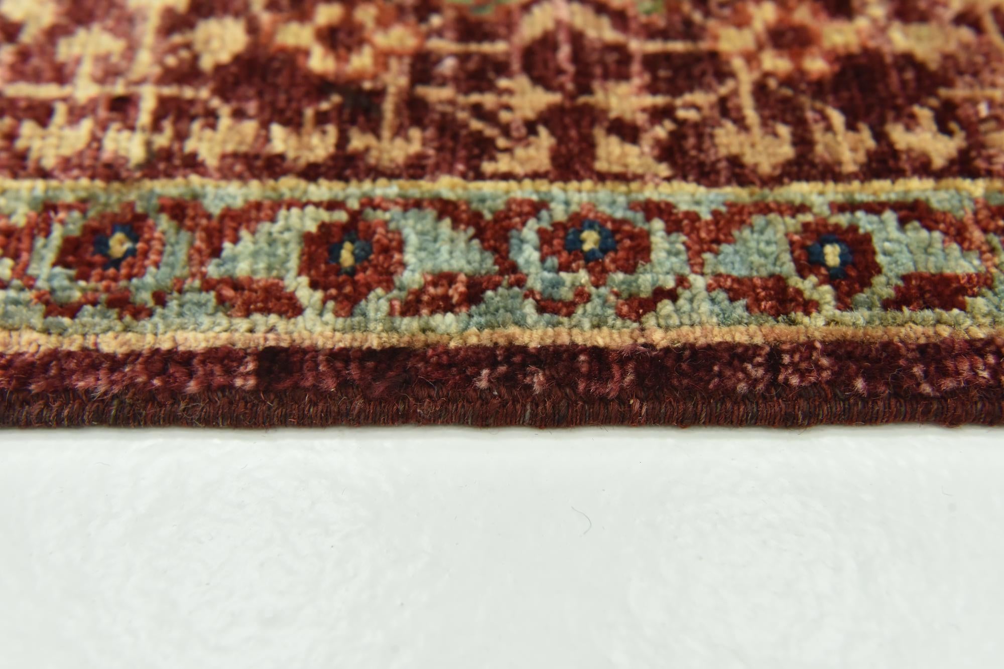 5' 11 x 8' 11 Hand Knotted Mamluk Ziegler Rug