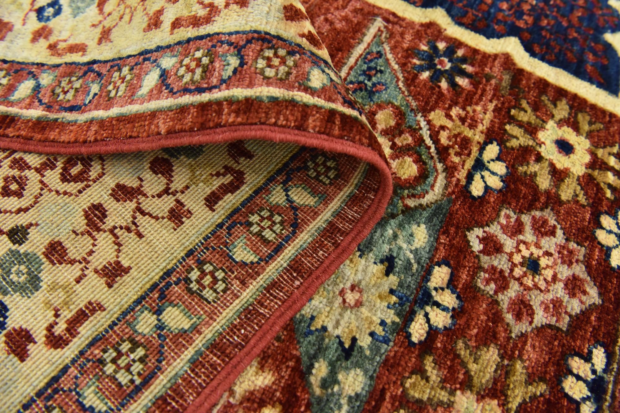 6' 8 x 9' 7 Hand Knotted Mamluk Ziegler Oriental Rug