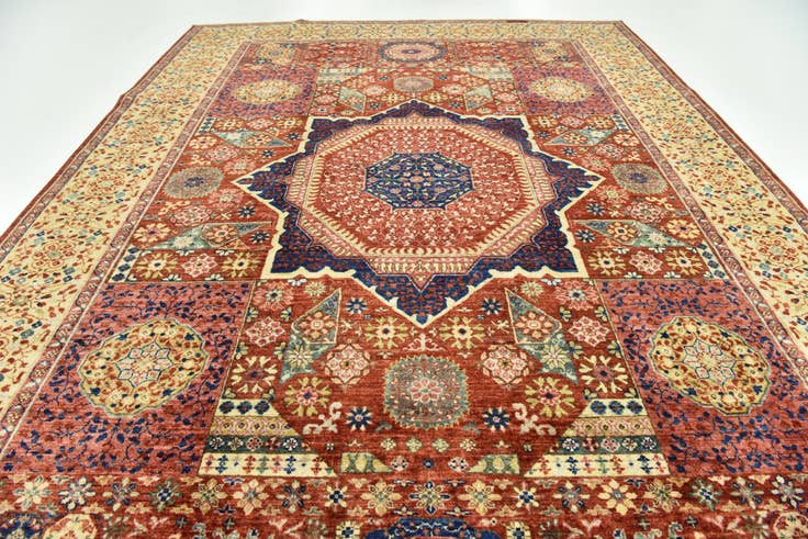 Vue détaillée : 205cm x 290cm Noué main Mamluk Ziegler Tapis Oriental