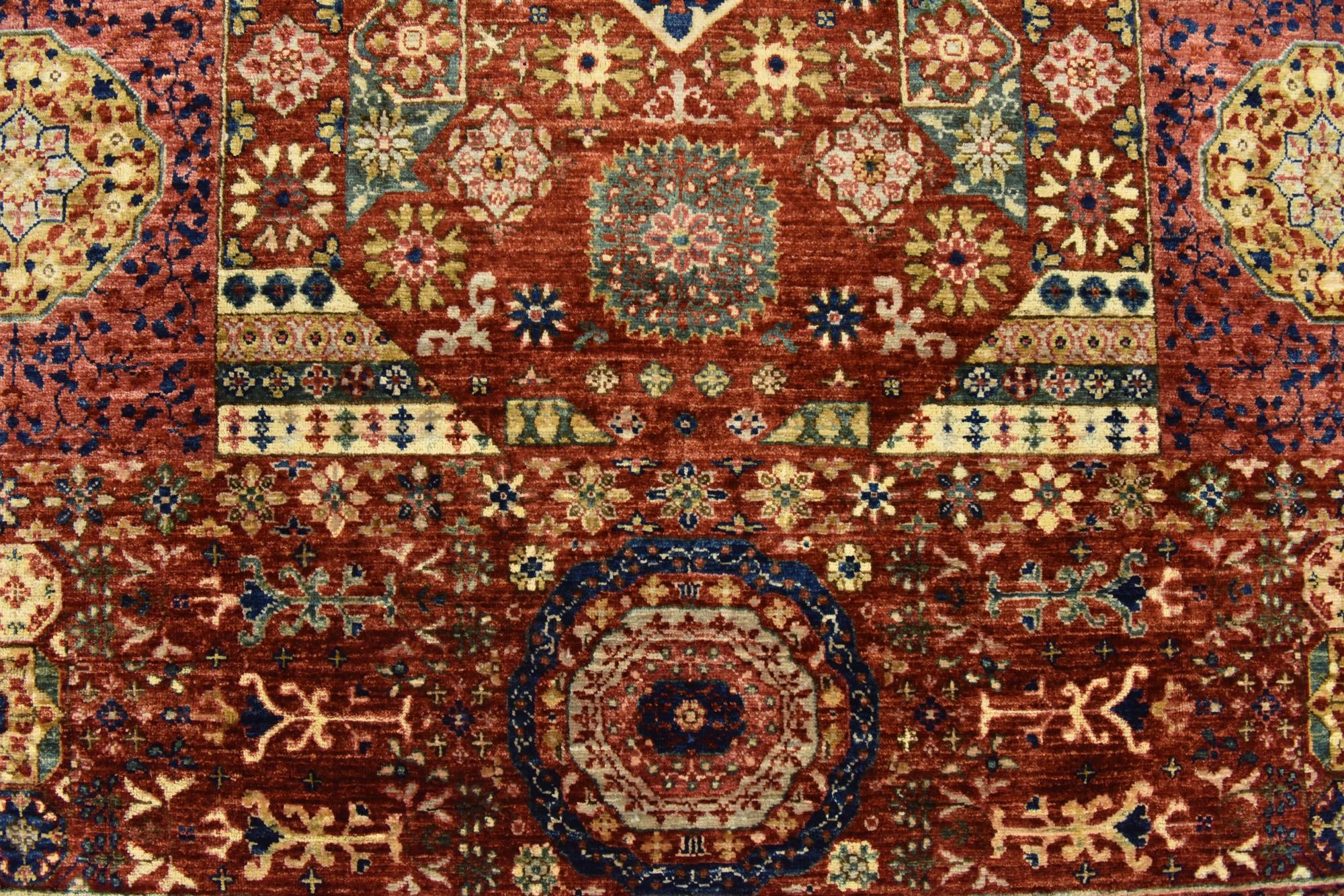 6' 8 x 9' 7 Hand Knotted Mamluk Ziegler Oriental Rug