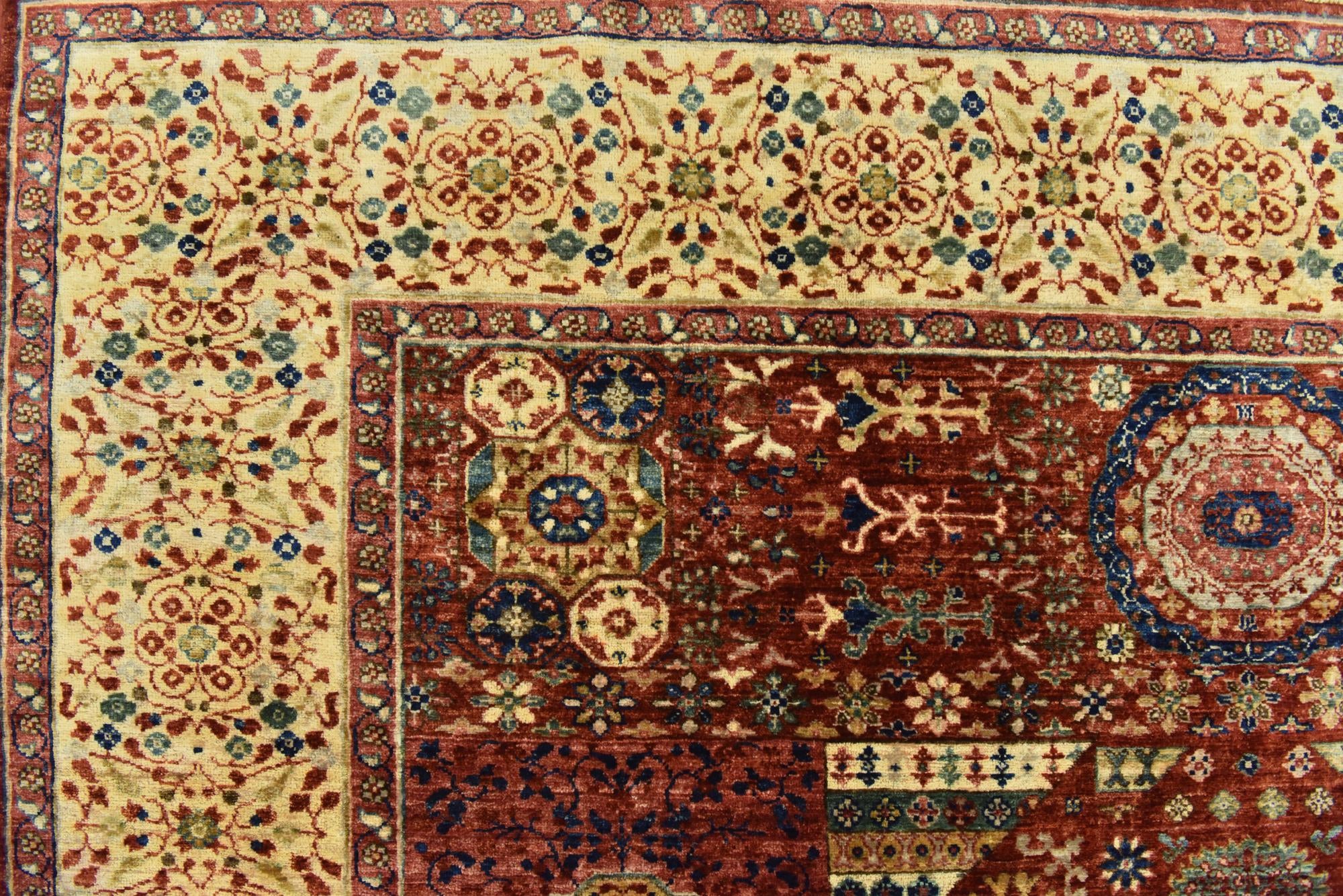 6' 8 x 9' 7 Hand Knotted Mamluk Ziegler Oriental Rug