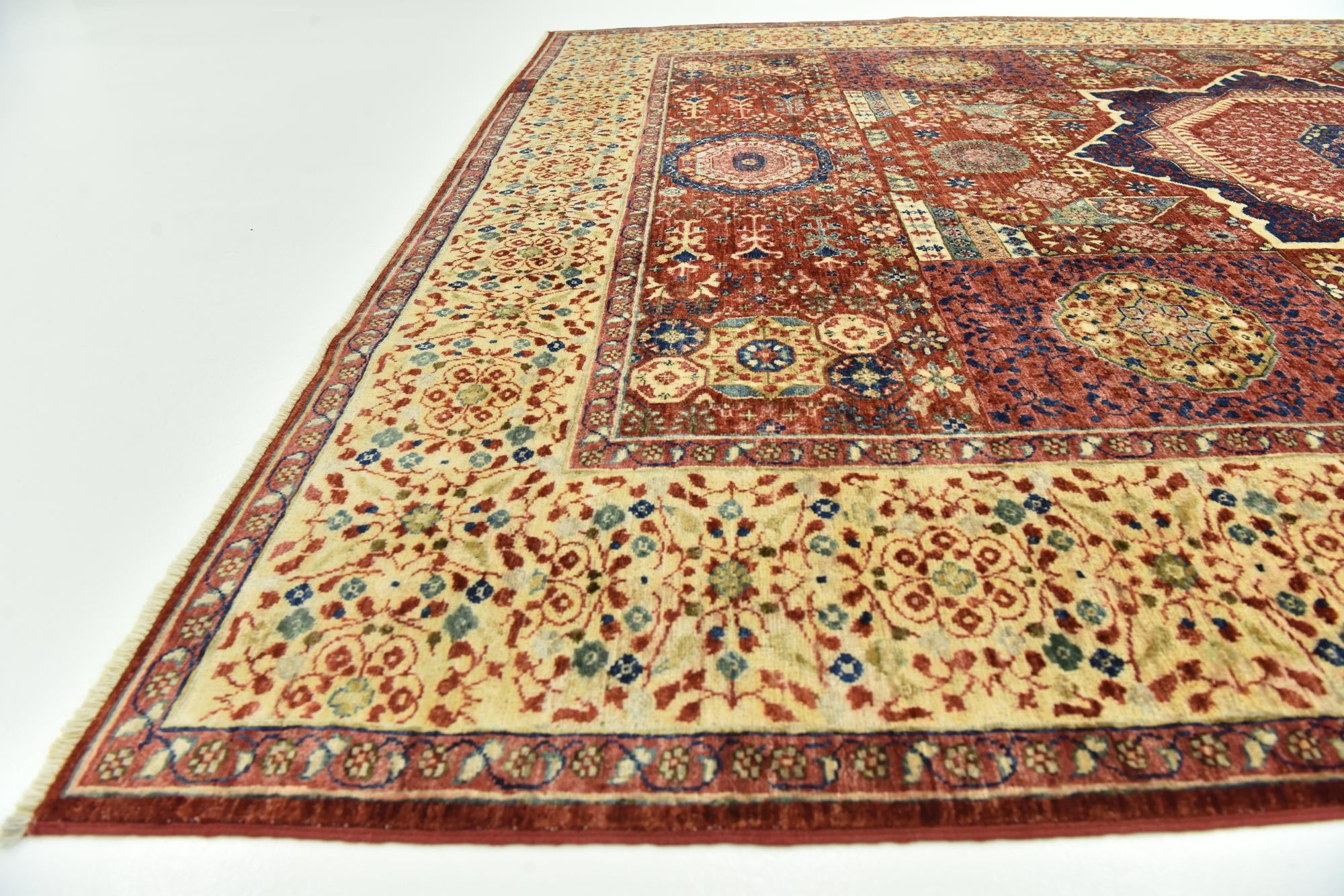 6' 8 x 9' 7 Hand Knotted Mamluk Ziegler Oriental Rug