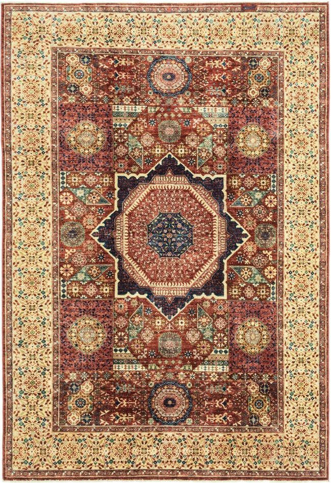 Vue détaillée : 205cm x 290cm Noué main Mamluk Ziegler Tapis Oriental